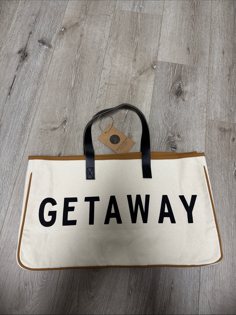 GETAWAY Canvas Tote Bag